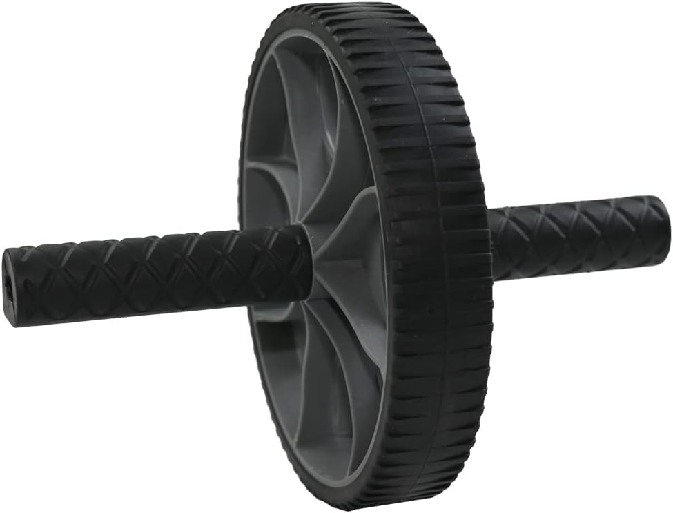 RAM Ab Abdominal Exercise Roller – ABS Wheel Gym Tool, Compact Home Fitness Training (Black)