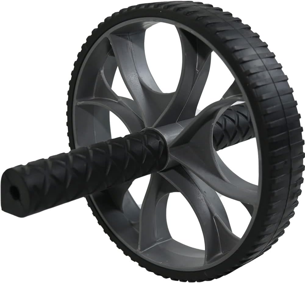 RAM Ab Abdominal Exercise Roller – ABS Wheel Gym Tool, Compact Home Fitness Training (Black)
