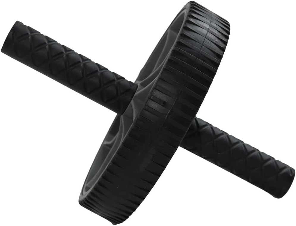 RAM Ab Abdominal Exercise Roller – ABS Wheel Gym Tool, Compact Home Fitness Training (Black)