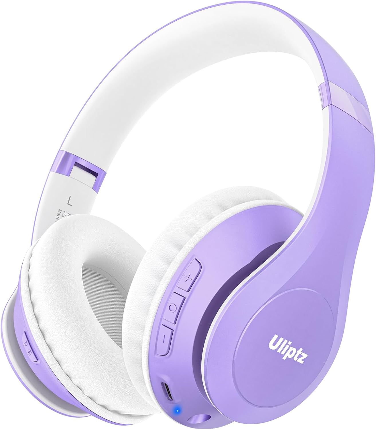 ULIPTZ Wireless Headphones Over Ear – 65H Playtime, 6 EQ Modes, Bluetooth 5.3 (Silver)