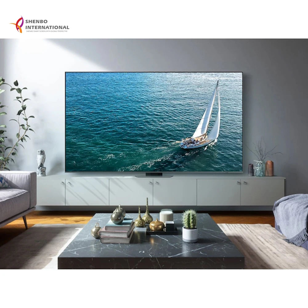 32/50 Inch Smart TV 4K Ultra HD LED  TVs Televisions LED  Inch Flat Display Screen Stand Supports Flash Drive, Ideal for Indoor