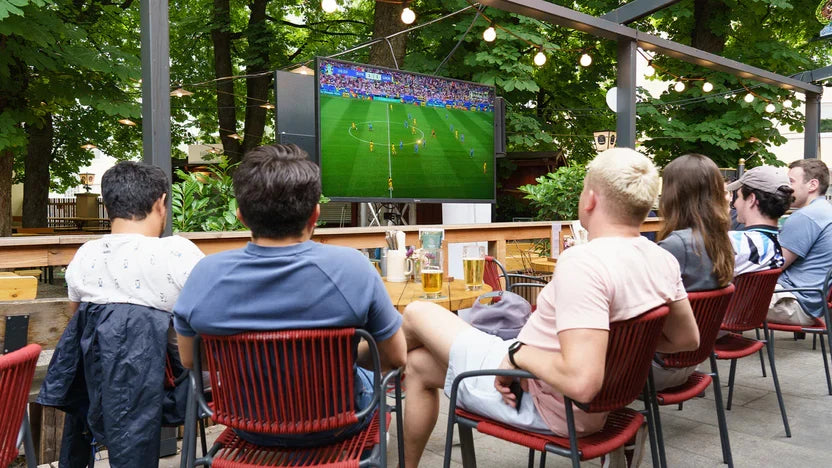43–75 Inch Outdoor Waterproof 4K TV | IP55, 1000 Nits, WiFi, Netflix & HDR