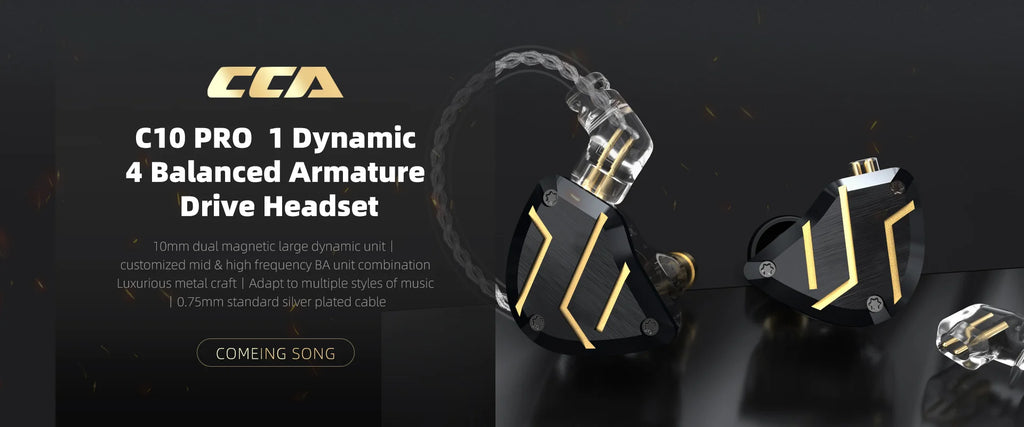 KZ ZSN Pro X Hybrid In-Ear Earphones — HIFI Bass Sport Earbuds