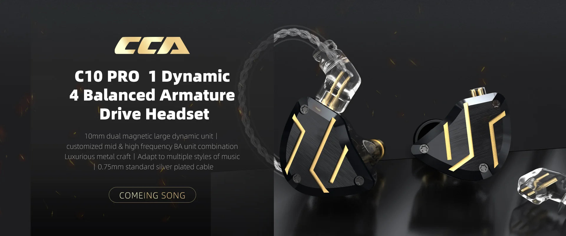 KZ ZSN Pro X Hybrid In-Ear Earphones — HIFI Bass Sport Earbuds