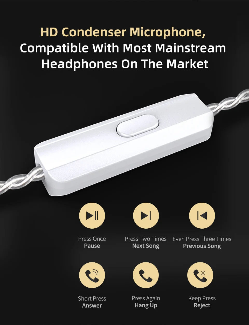 KZ ZSN Pro X Hybrid In-Ear Earphones — HIFI Bass Sport Earbuds