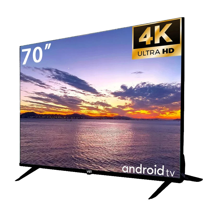 70-Inch 4K Smart LED TV | WiFi, HDTV & Hotel Use | Android