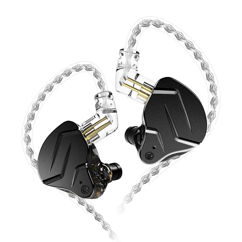 KZ ZSN Pro X Hybrid In-Ear Earphones — HIFI Bass Sport Earbuds