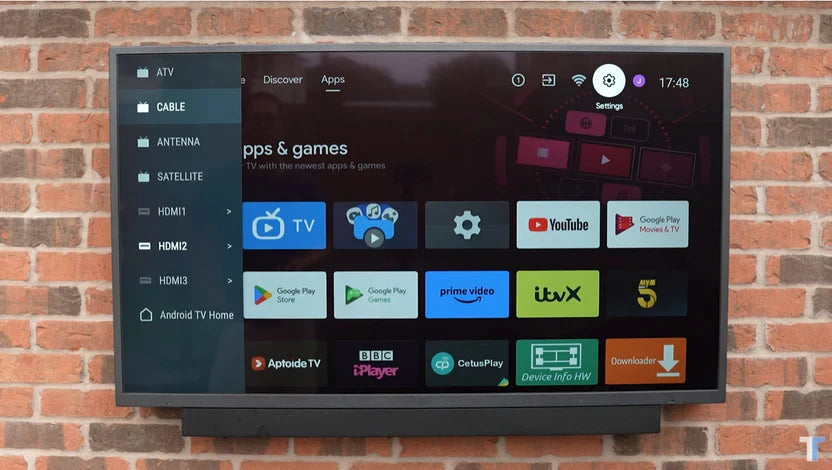 43–75 Inch Outdoor Waterproof 4K TV | IP55, 1000 Nits, WiFi, Netflix & HDR