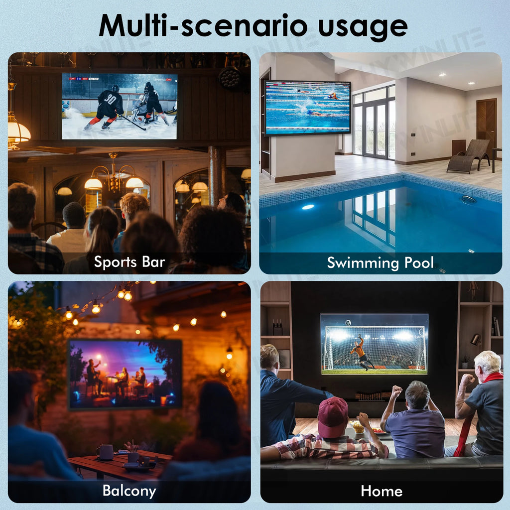 65-Inch Outdoor Smart TV | 1000–2500 Nits, 4K, WebOS, WiFi & Dolby Audio