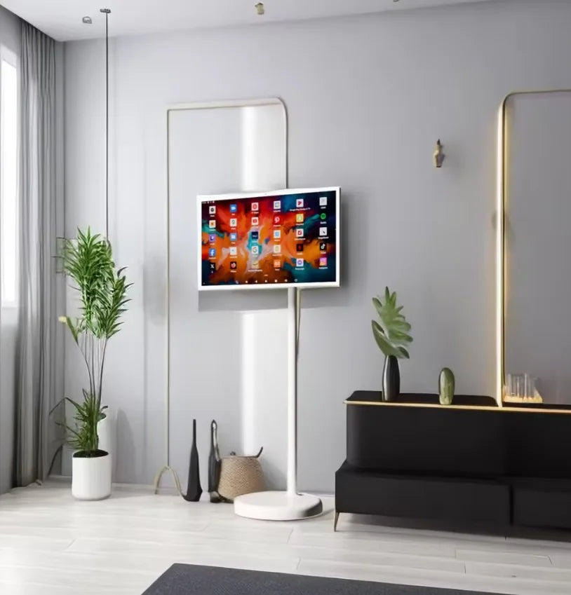 21.5-Inch Movable Android Smart TV | Full HD, 120Hz Touch Screen, Interactive Portable Display