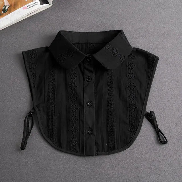 Women's Detachable Lace Collar — Vintage False Collar Accessory