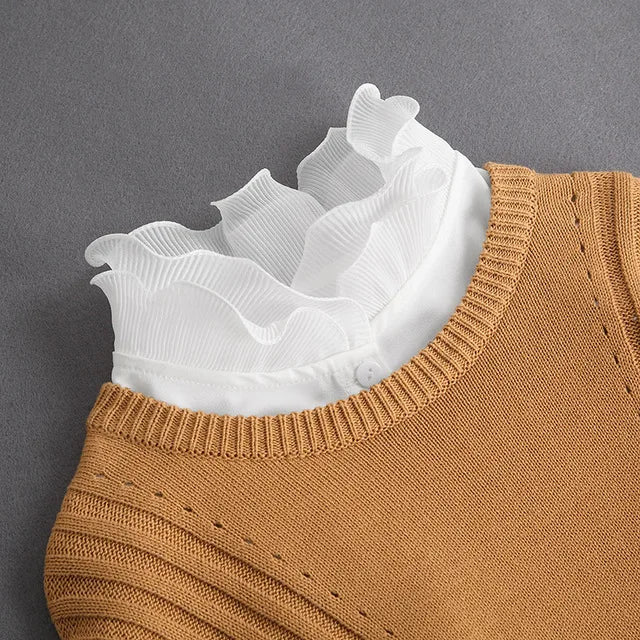 Women's Detachable Lace Collar — Vintage False Collar Accessory