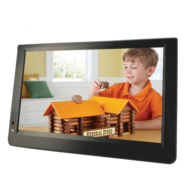 12-Inch Portable Mini TV | LED Display, AV, USB & VGA Inputs