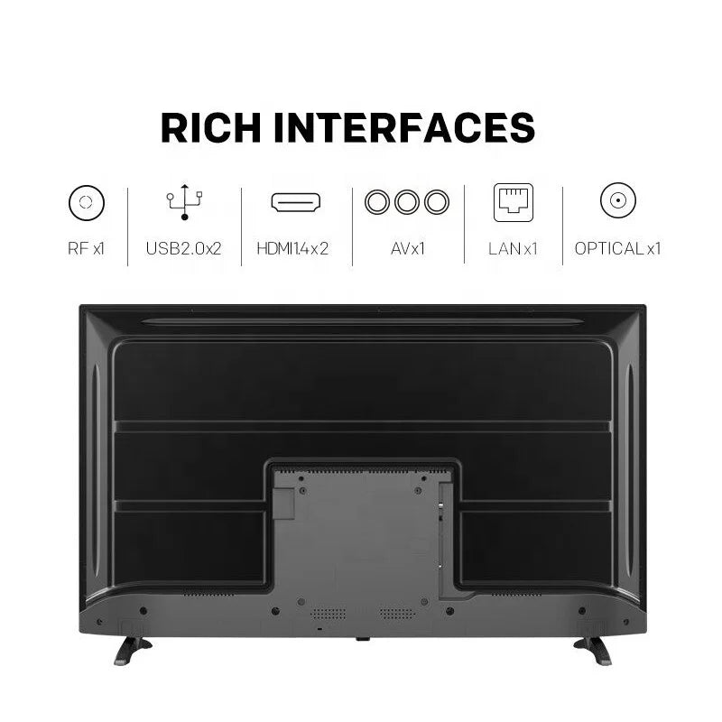 32-Inch Smart FHD LED TV | 1080P, Android, WiFi, HDMI & DVB-T2 |  Model