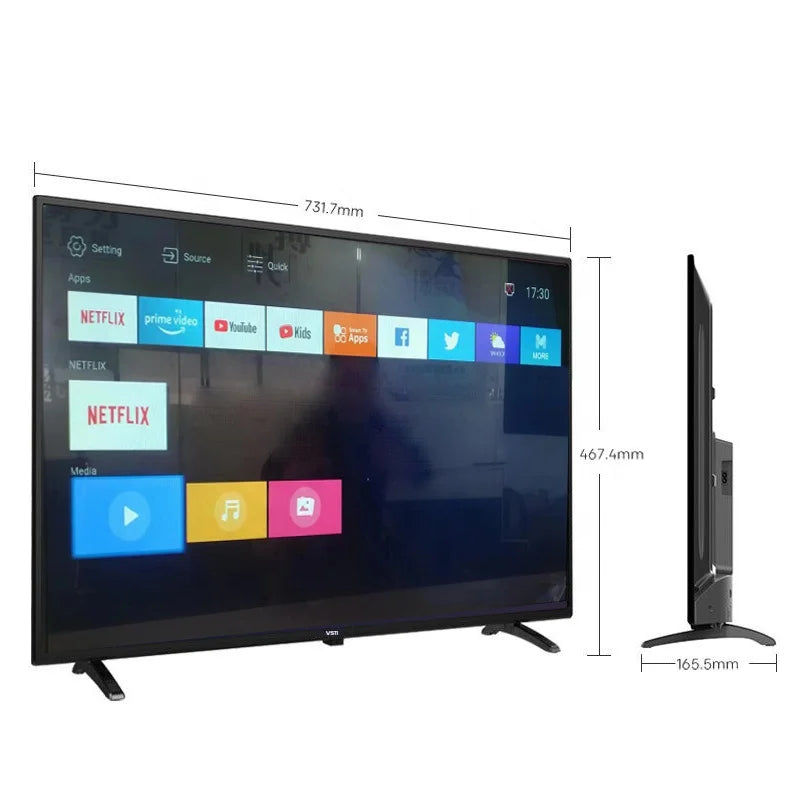32-Inch Smart FHD LED TV | 1080P, Android, WiFi, HDMI & DVB-T2 |  Model