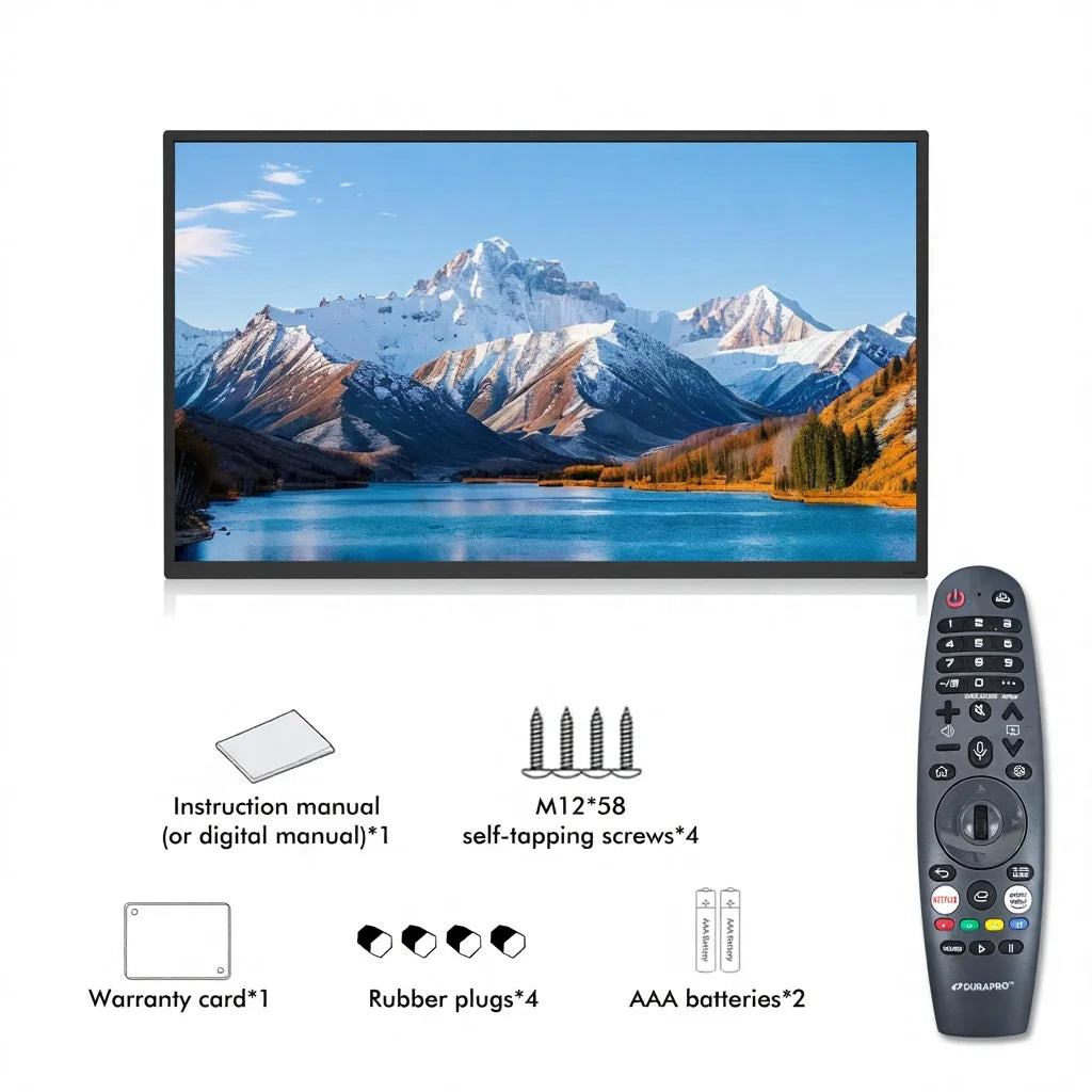65-Inch Outdoor Smart TV | 1000–2500 Nits, 4K, WebOS, WiFi & Dolby Audio