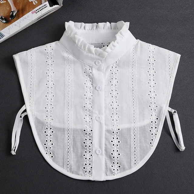 Women's Detachable Lace Collar — Vintage False Collar Accessory