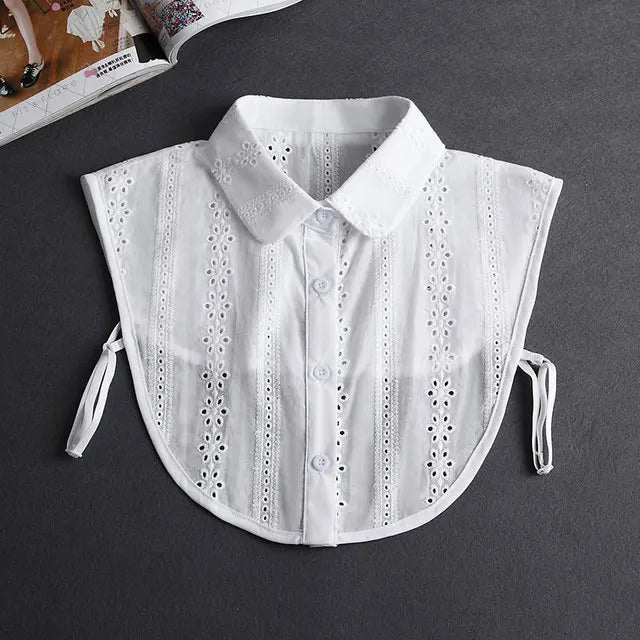 Women's Detachable Lace Collar — Vintage False Collar Accessory
