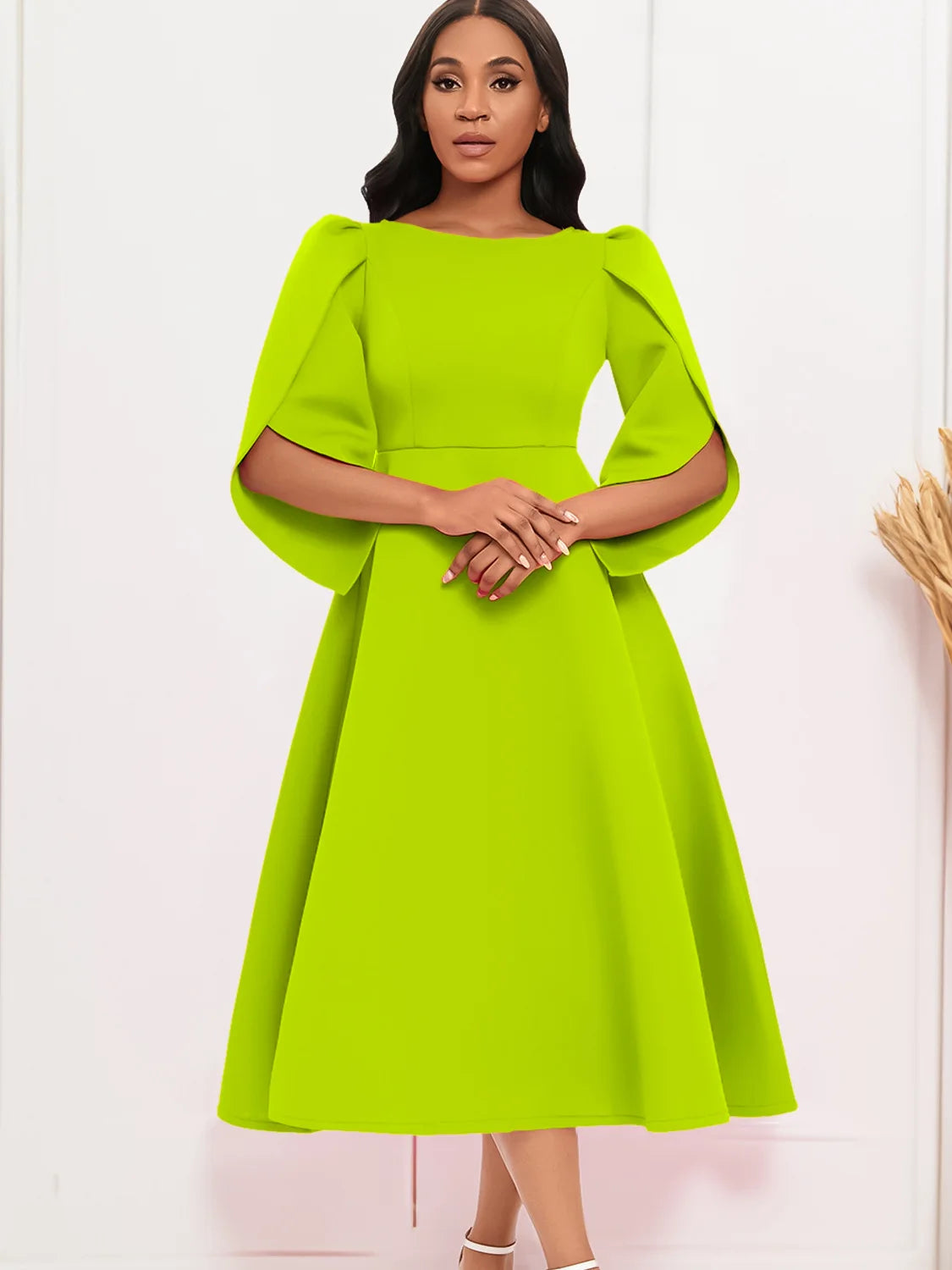 Women's clothing autumn new style elegant and fashionable banquet dress, grand display dress, African party bridesmaid dress
