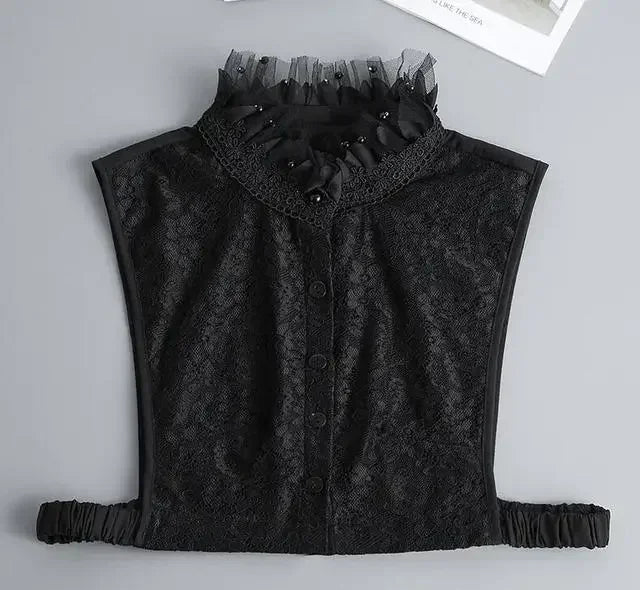 Women's Detachable Lace Collar — Vintage False Collar Accessory