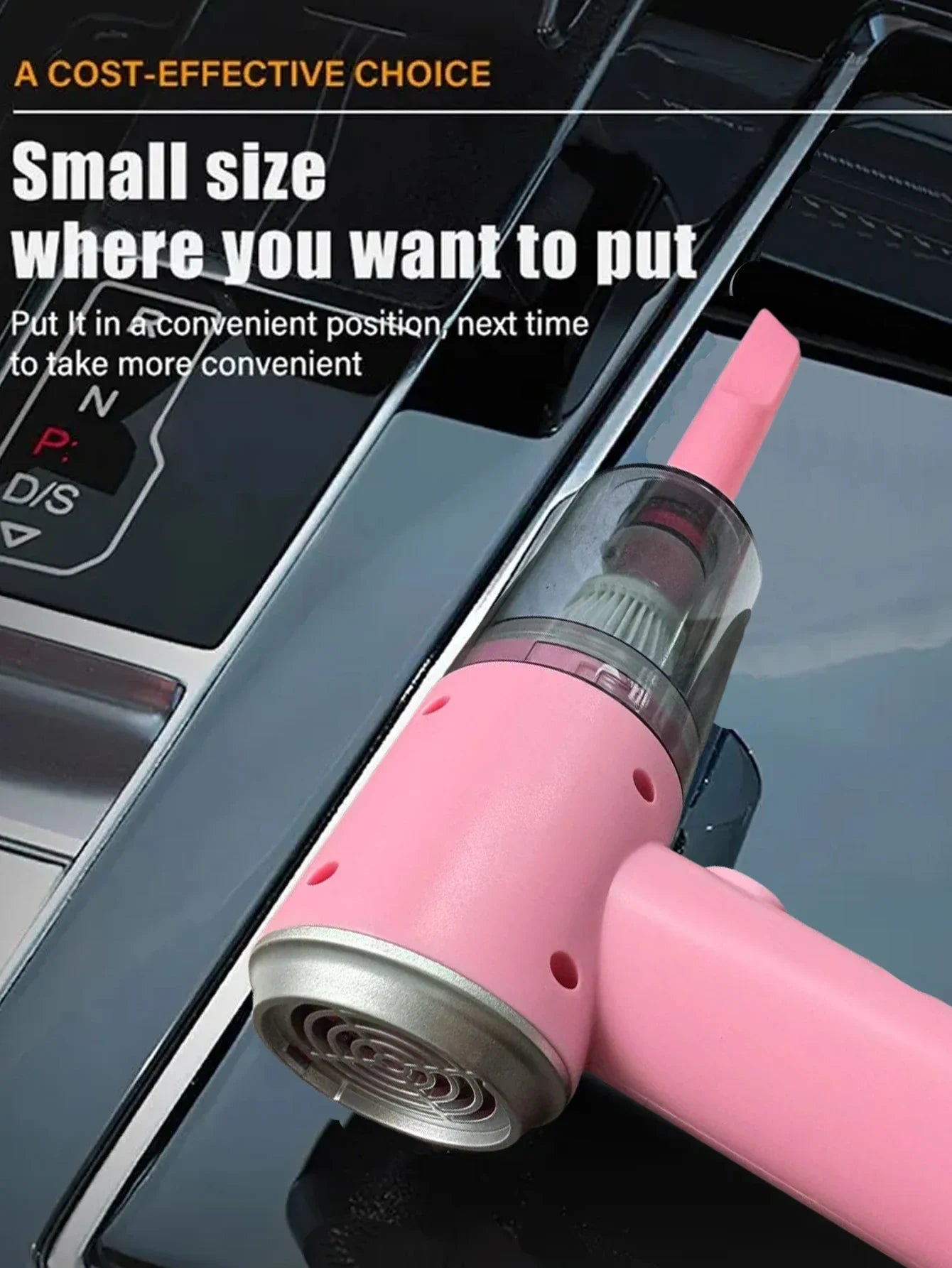 Car vacuum cleaner, cordless, usb charging, strong suction, portable, powerful mini air cleaner for household appliances