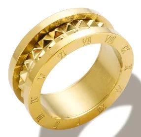 Women's Zircon Ring — Waterproof Stainless Steel Fashion Jewellery