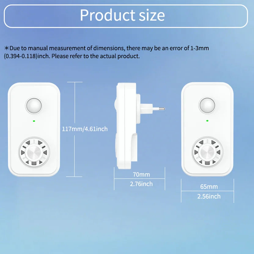 Plug-in Air Purifier Ionizer HEPA Filter, Mini Portable Air Purifier for Home More Suitable for Bedrooms Toilets