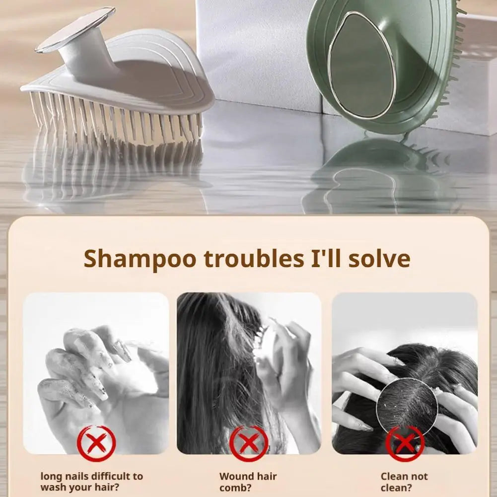 Hair Scalp Massager for Hair Care Scalp Scrubber Shampoo Brush & Exfoliator for All Hair Types Relaxing & Exfoliating