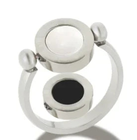 Women's Zircon Ring — Waterproof Stainless Steel Fashion Jewellery
