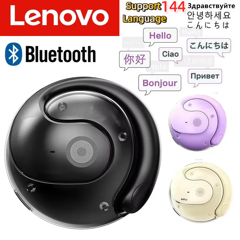 Lenovo AI Wireless Translator Earphones — Real-Time 144 Language Translation