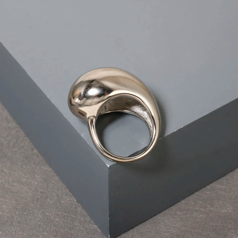 Women's Crystal Zircon Granular Ring — Waterproof Stainless Steel Fine Jewellery