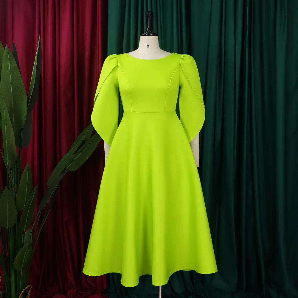Women's clothing autumn new style elegant and fashionable banquet dress, grand display dress, African party bridesmaid dress