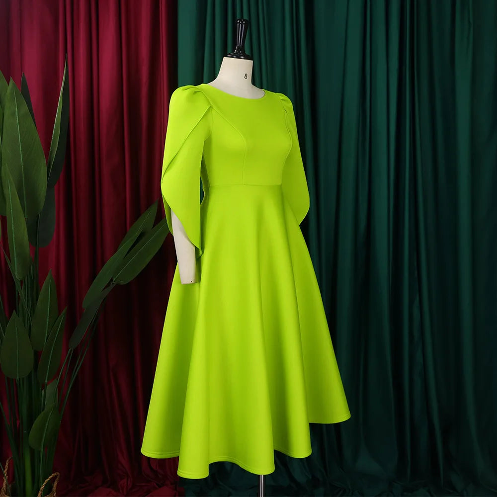 Women's clothing autumn new style elegant and fashionable banquet dress, grand display dress, African party bridesmaid dress