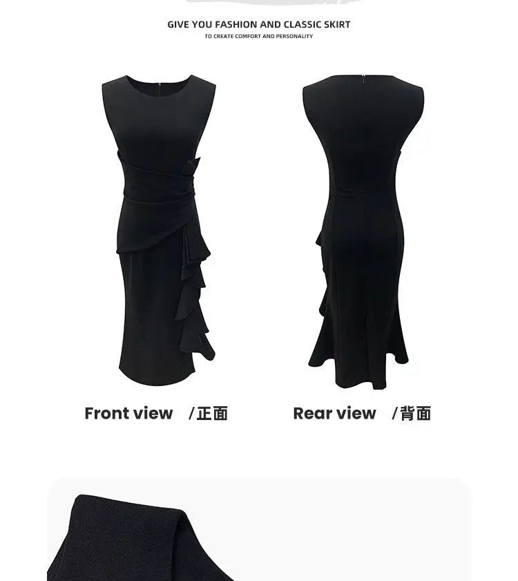 Women Clothes Sexy Fashion Long Dress Ladies Elegant Slim Solid Dresses Office Lady Club Dress Party Clothing Bodycon Dress