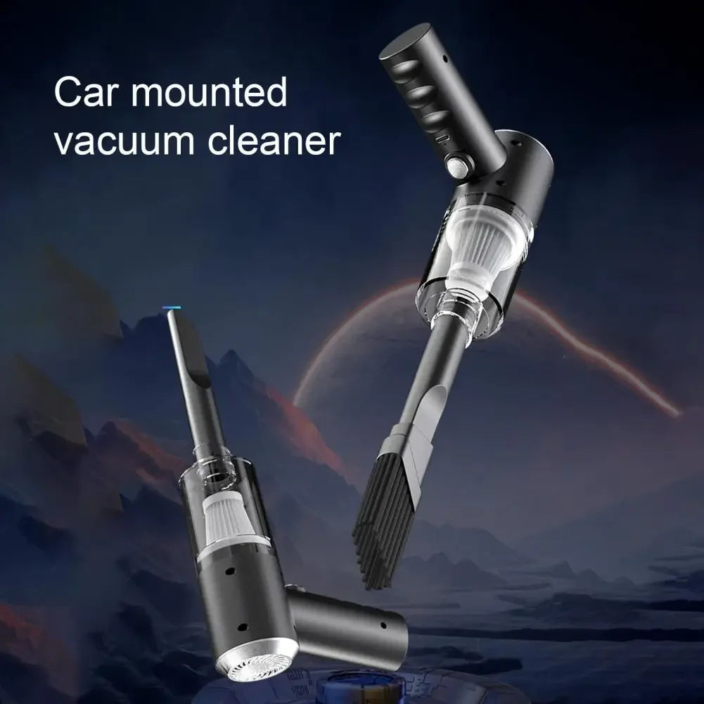 Car vacuum cleaner, cordless, usb charging, strong suction, portable, powerful mini air cleaner for household appliances