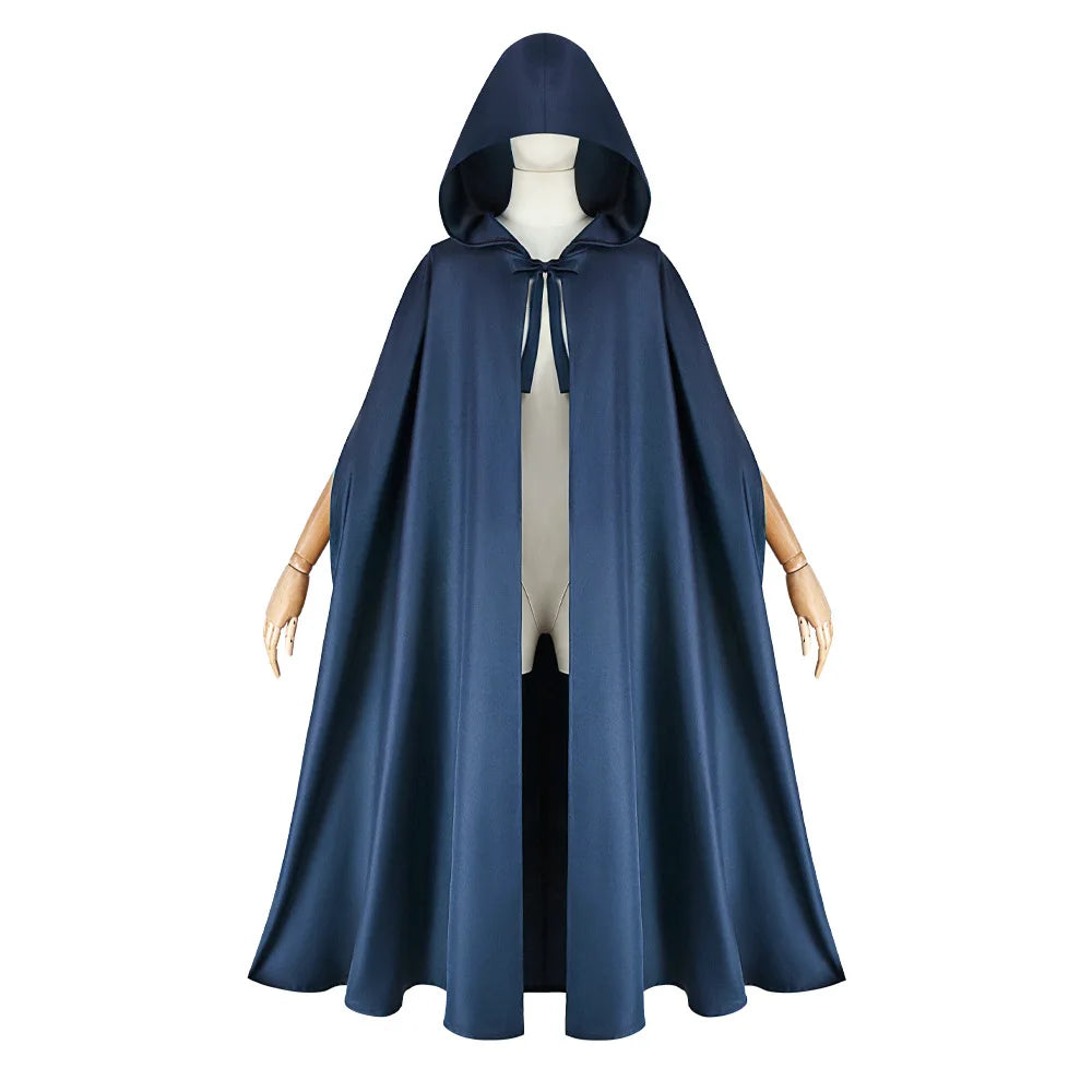 Medieval Hooded Woollen Cloak — Elf Halloween Renaissance Party Cape