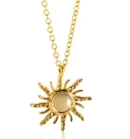 Women's Square Pendant Necklace — Delicate Stainless Steel Chain