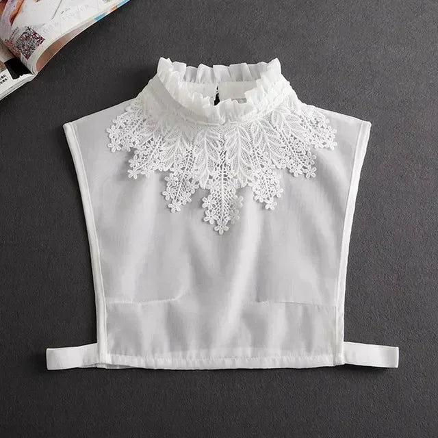 Women's Detachable Lace Collar — Vintage False Collar Accessory
