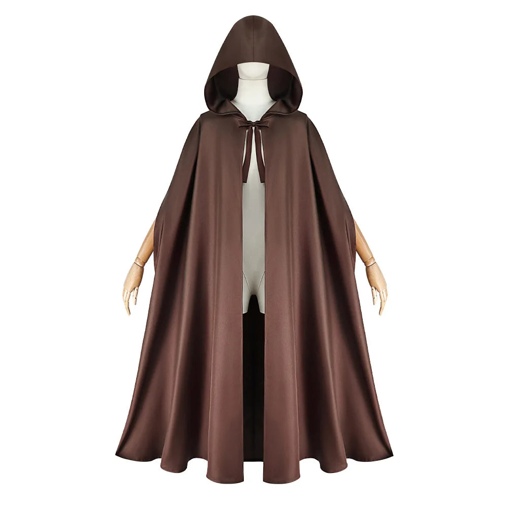 Medieval Hooded Woollen Cloak — Elf Halloween Renaissance Party Cape