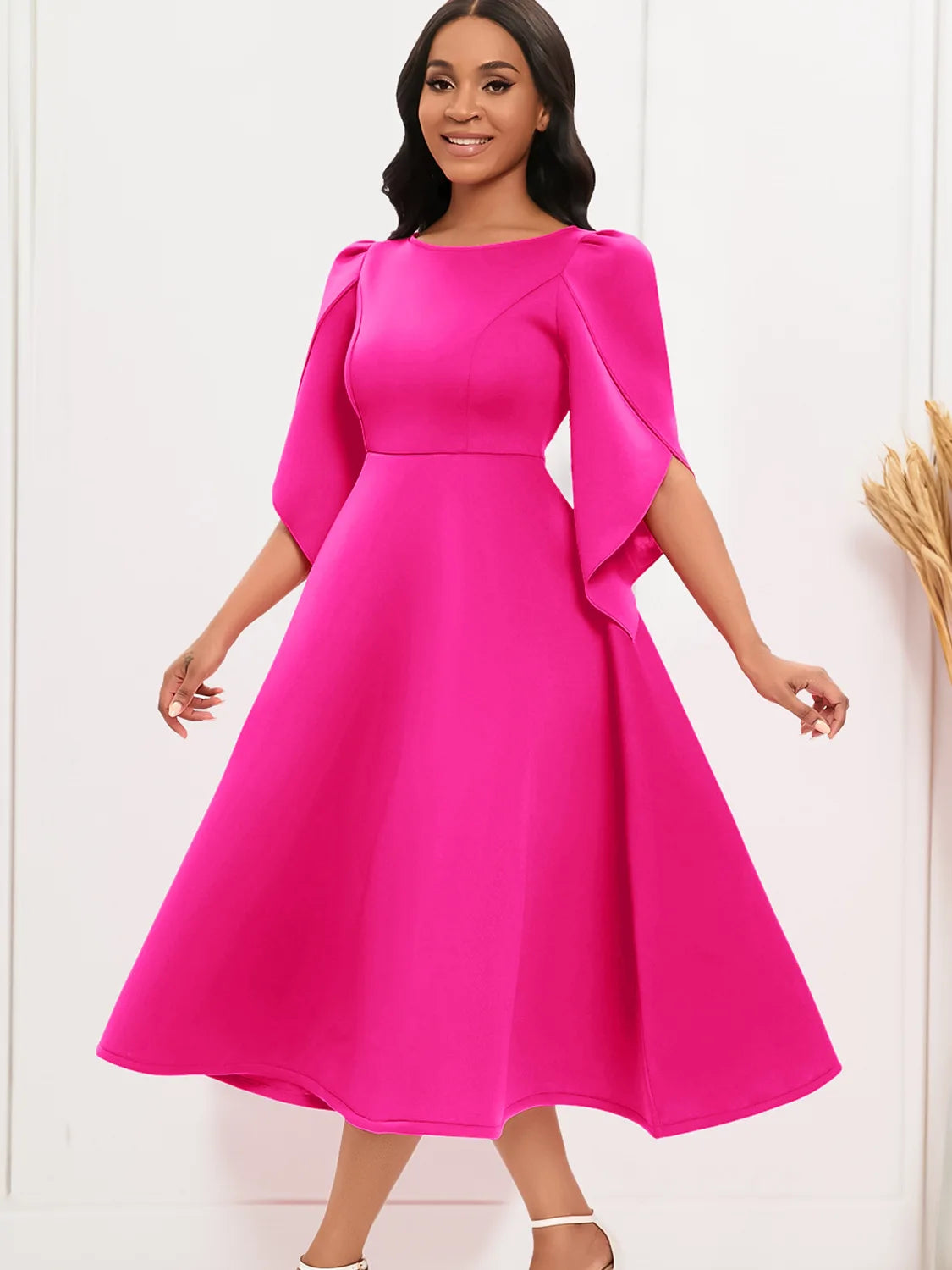Women's clothing autumn new style elegant and fashionable banquet dress, grand display dress, African party bridesmaid dress