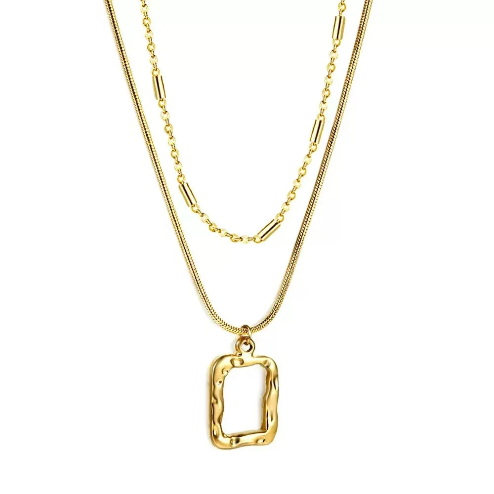 Women's Heart Pendant Necklace — Waterproof Stainless Steel Jewellery
