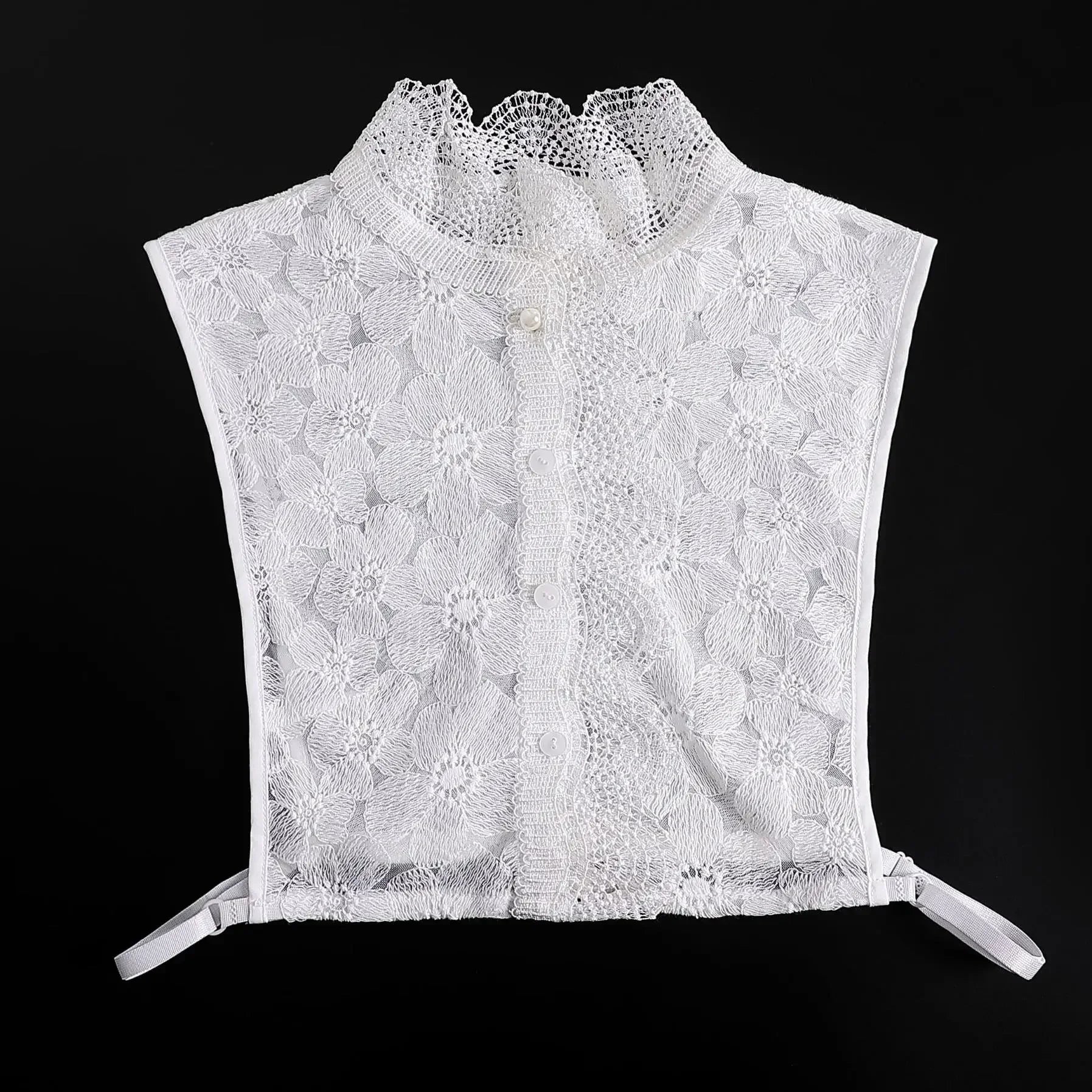 Women's Detachable Lace Collar — Vintage False Collar Accessory