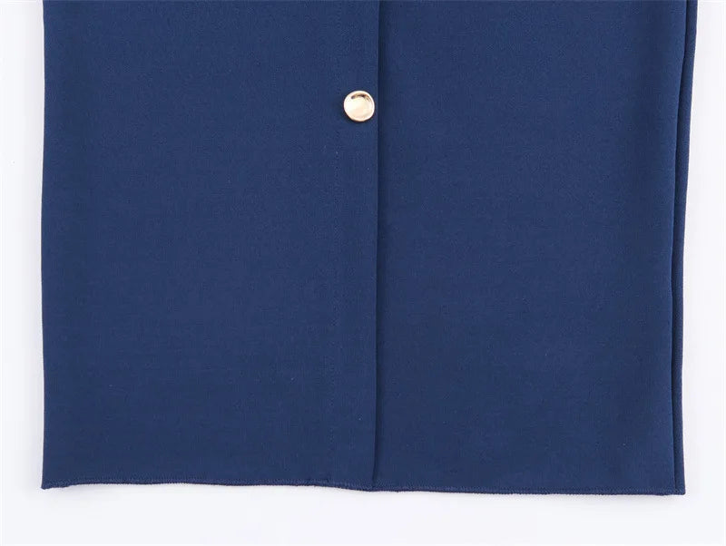 Women's clothing  fashion with belt elastic Midi dress