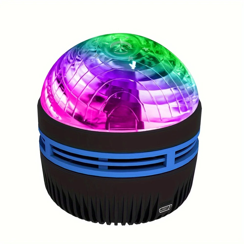LED Galaxy Projector Night Light — Starry Sky Lamp with Remote Control