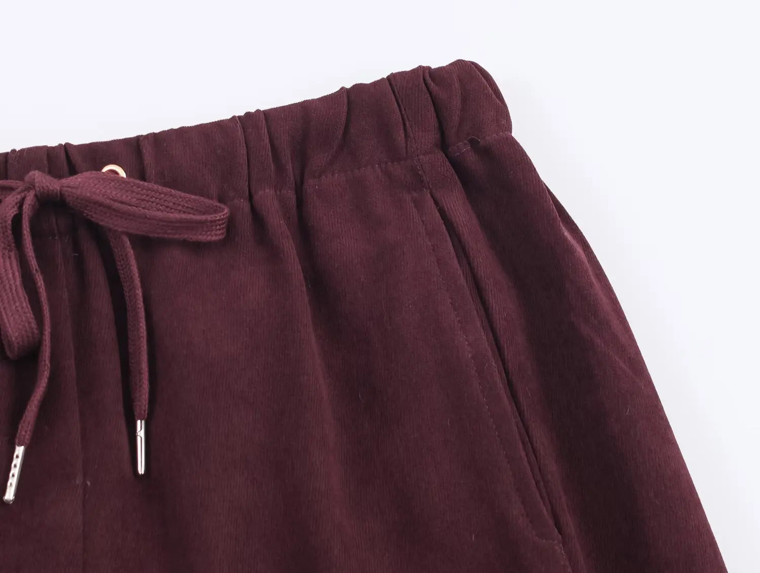 Women's High-Waisted Casual Trousers — Solid Colour Fashion Wide Leg Pants