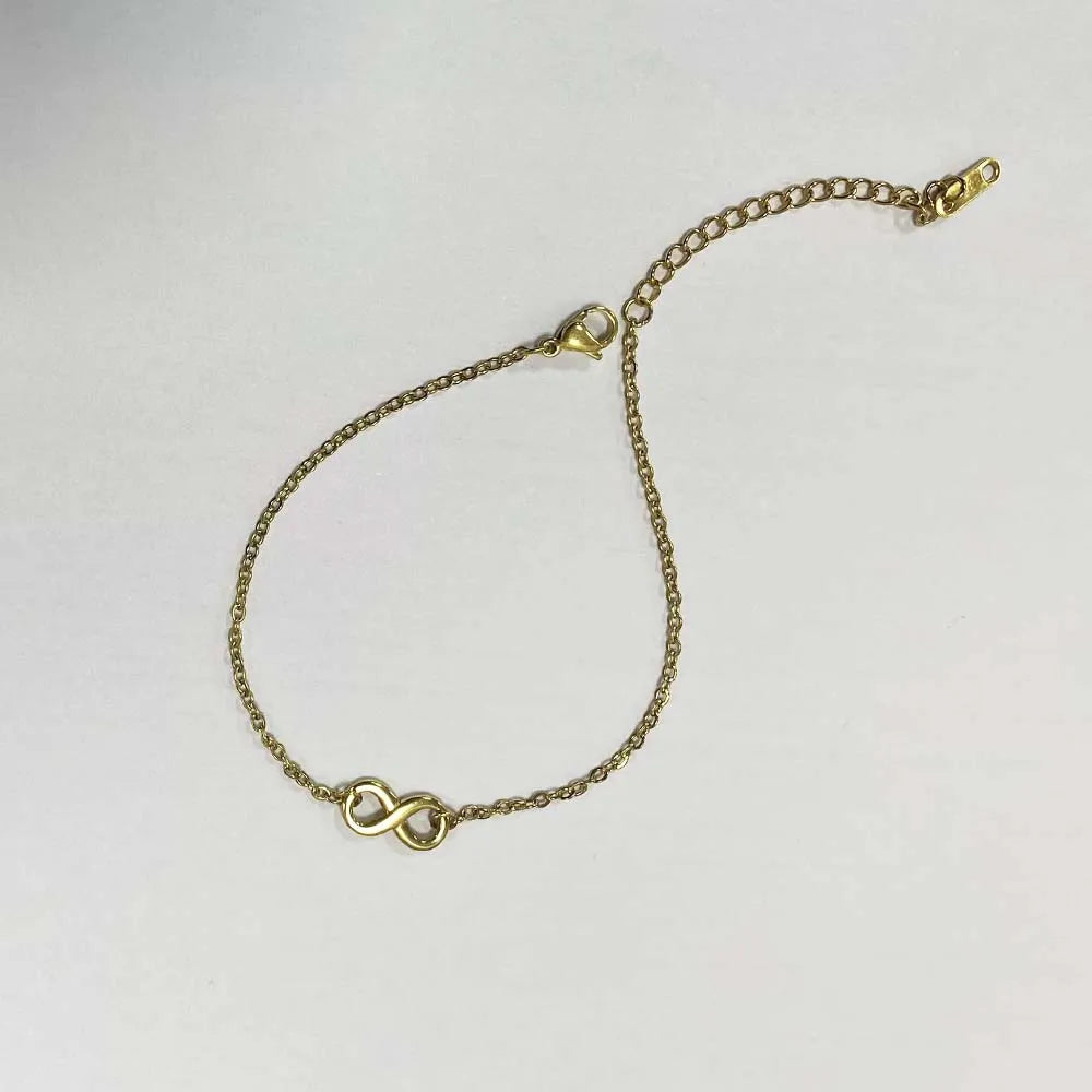 Stainless Steel Bohemian Anklet — Waterproof Personalised Foot Jewellery
