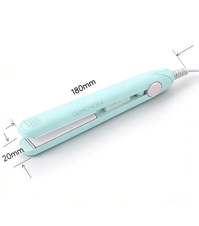 3-in-1 Mini Hair Straightener, Curler & Beard Styler — Professional Hot Comb