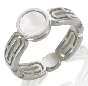 Women's Zircon Ring — Waterproof Stainless Steel Fashion Jewellery