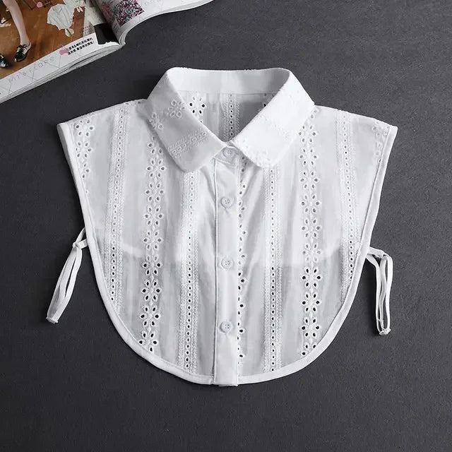 Women's Detachable Lace Collar — Vintage False Collar Accessory