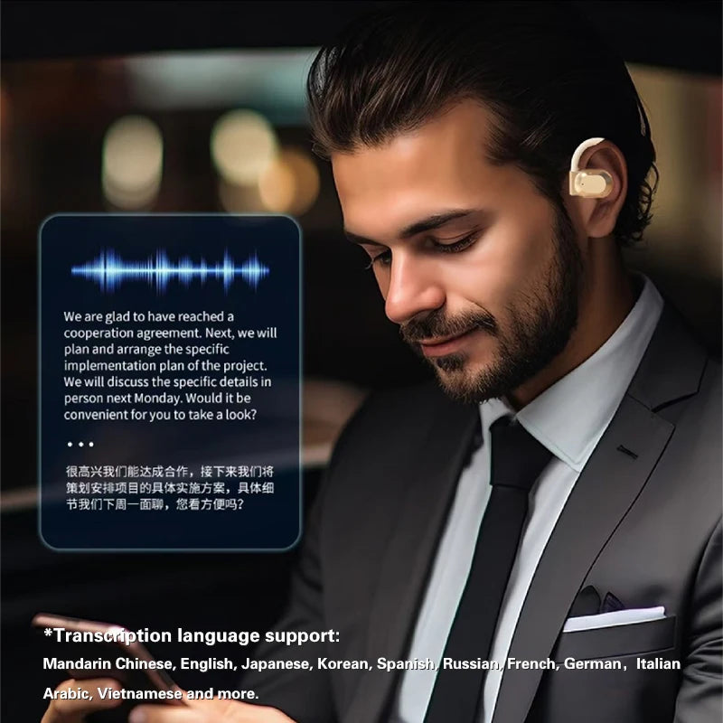 Lenovo AI Wireless Translator Earphones — Real-Time 144 Language Translation